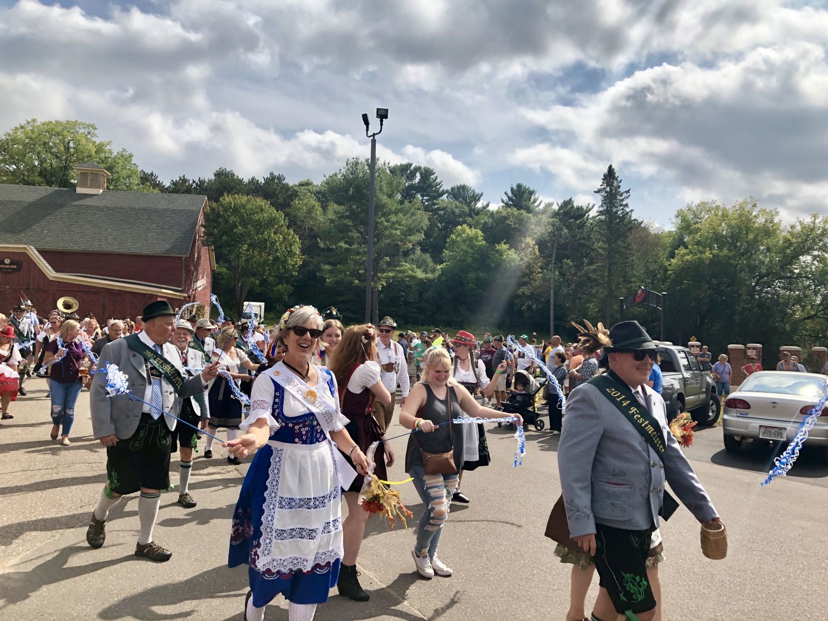 Oktoberfest 2019 royalty announcement and golden keg procession